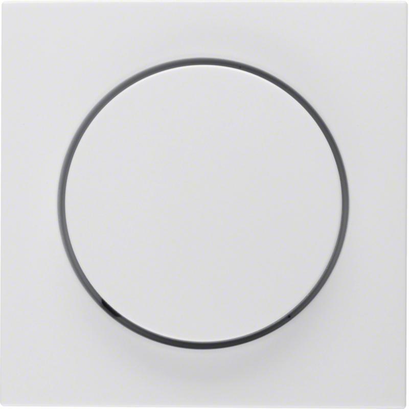 Berker 11378989 Zentralstück mit Regulierknopf für Drehdimmer S.1/B.3/B.7 polarw