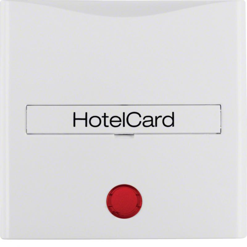 Berker 16408989 Hotelcards m Druck u rot Ls S.1/B.x pw