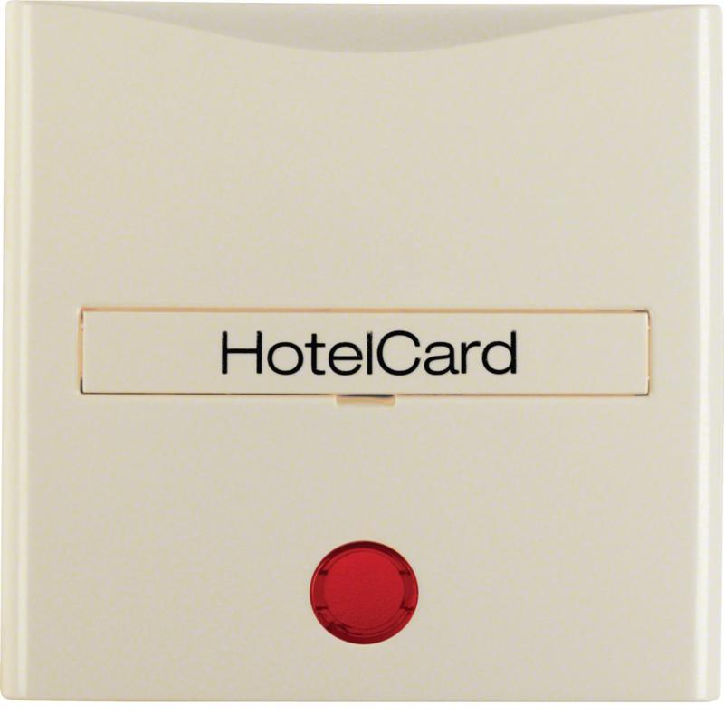Berker 16408982 Hotelcards m Druck u rot Ls S.1/B.x weiß