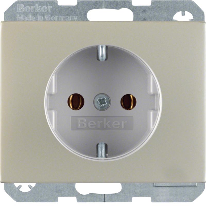 Berker 41157004 Steckdose SCHUKO K.5 Edelstahl Rostfrei