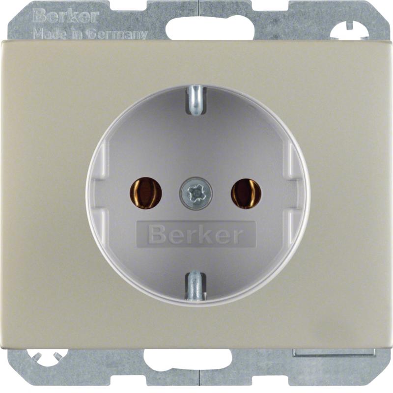 Berker 47357004 Steckdose SCHUKO erh BS K.5 Edelstahl