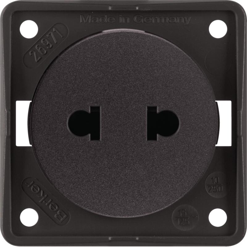 Berker 962572501 Steckdose ohne SK Euro-US Stand ITG br