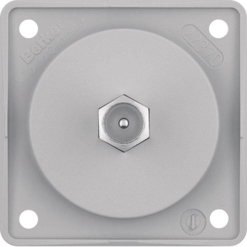 Berker 945812506 Antennen Verbinderdose TV ITG grau matt