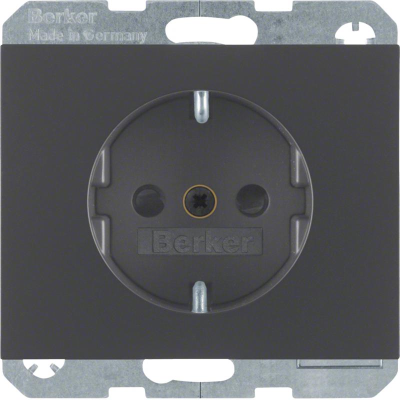 Berker 47357006 SCHUKO UP Steckdose 1-fach mit erhöhtem Berührungsschutz K.1 ant