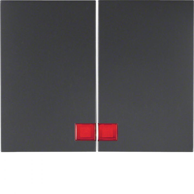 Berker 14377006 Wippen beleuchtb K.1 anthrazit matt