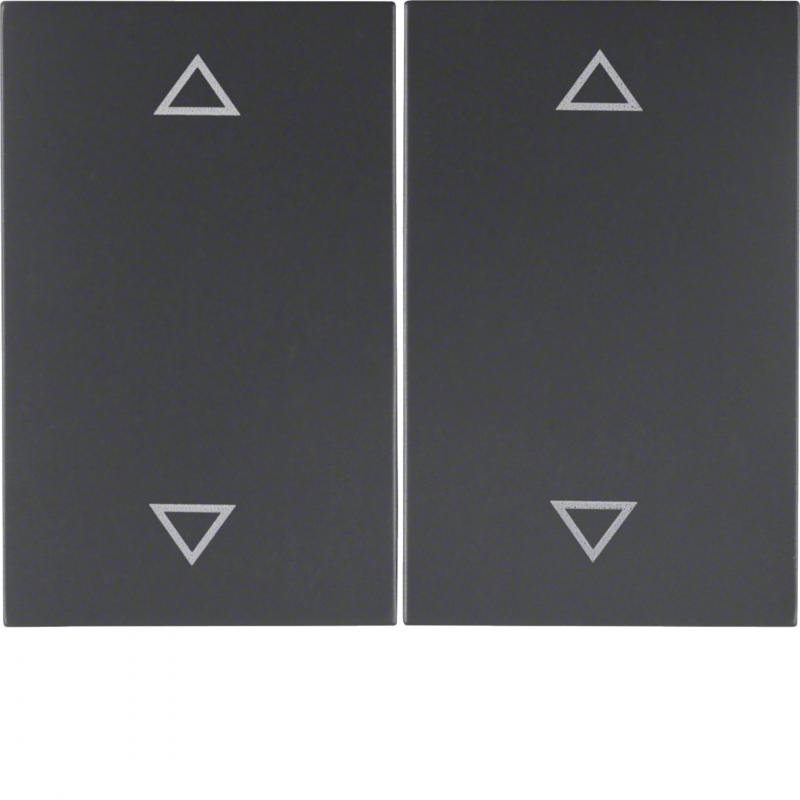 Berker 14357206 Wippen m Aufdruck Pfeile K.1 anthr mat