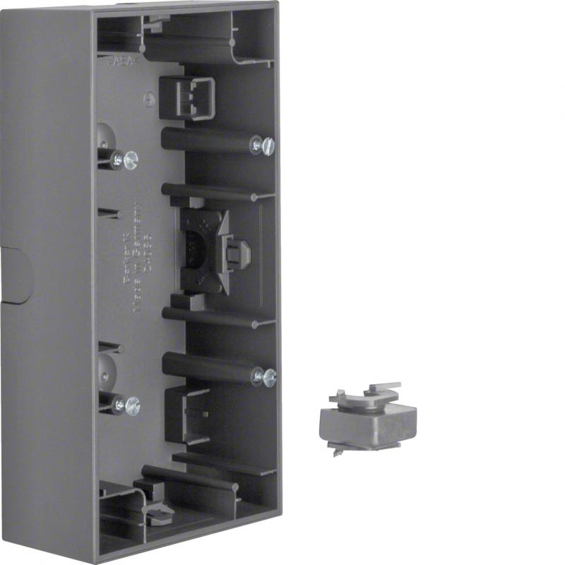 Berker 10527006 Aufputz-Gehäuse 2fach K.1 anthrazit matt