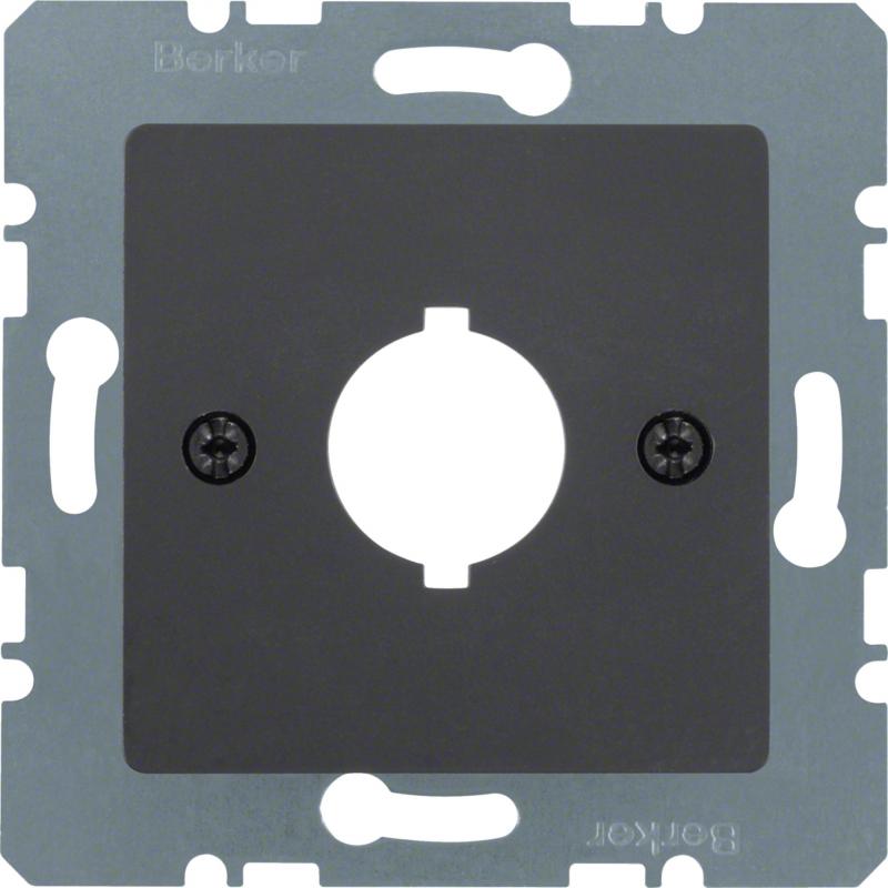 Berker 14311606 Zentralplatte f BG Ø 18,8 mm anthr matt