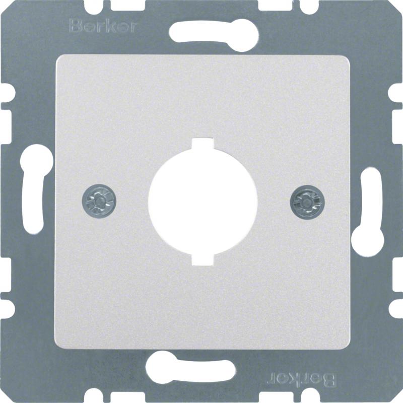 Berker 14311404 Zentralplatte f BG Ø 18,8 mm alu matt
