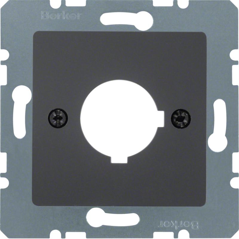 Berker 14321606 Zentralplatte f BG Ø 22,5 mm anth matt