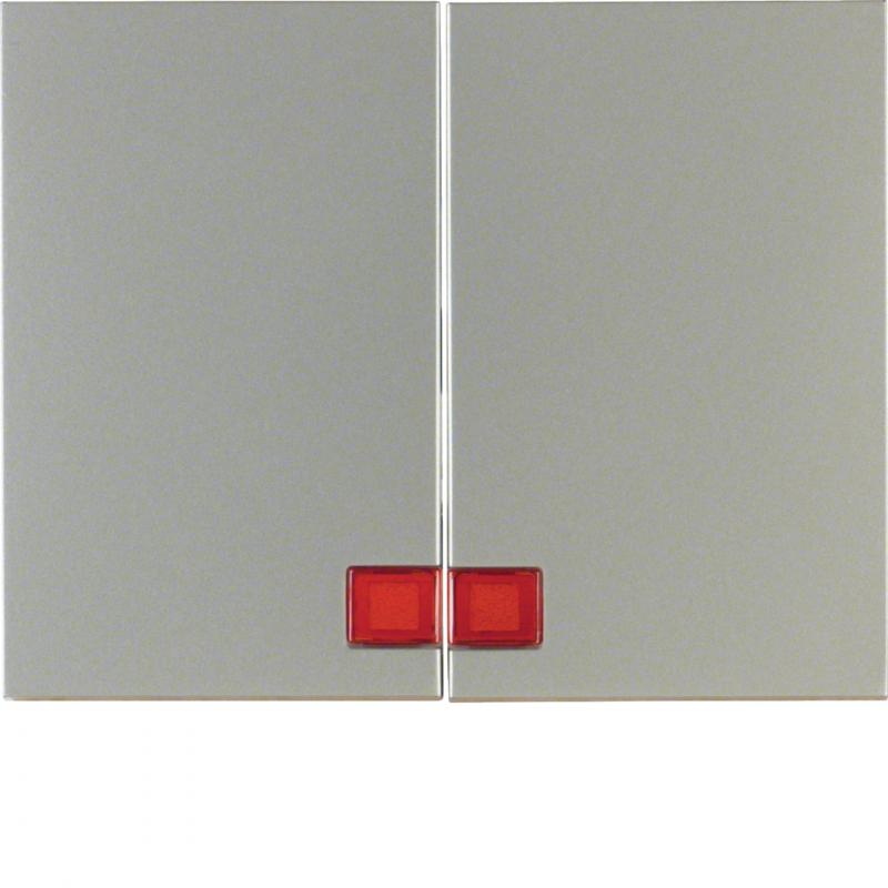 Berker 14377004 Wippen beleuchtb K.5 edelstahl lackiert