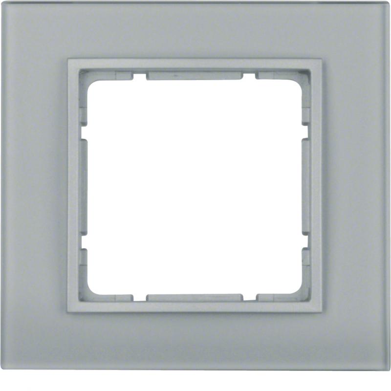 Berker 10116414 Rahmen 1fach B.7 Glas alu