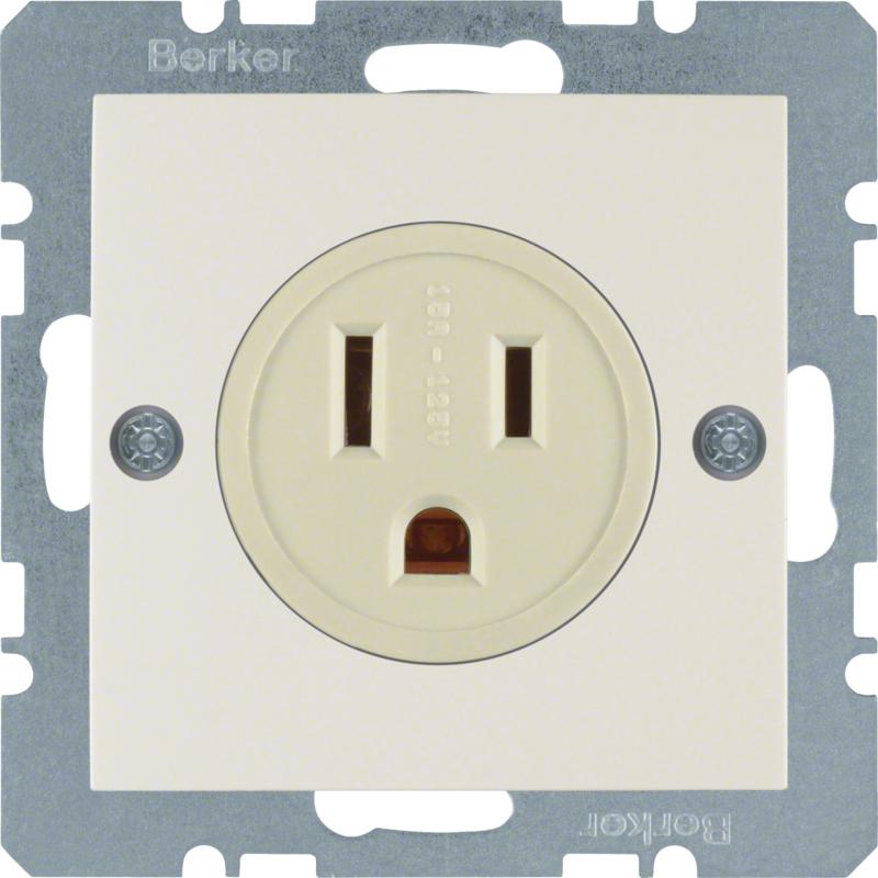 Berker 41668982 Steckdose SK NEMA 5-15 R S.1/B.x weiß