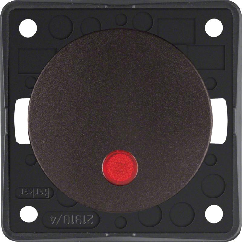 Berker 937622531 Kontr.-Aus. 2p, 12V, LED, Flow/Pure, br