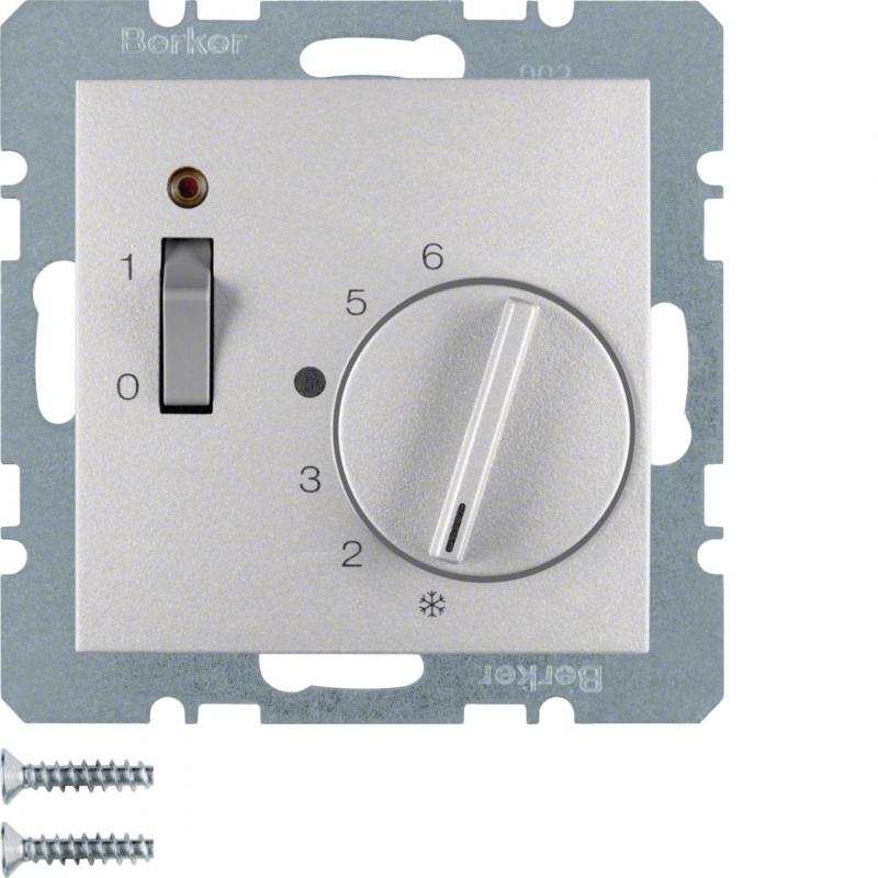 Berker 20311404 RTR 24V Ö m Z-St Wip-Sch u LED B.1 Alu