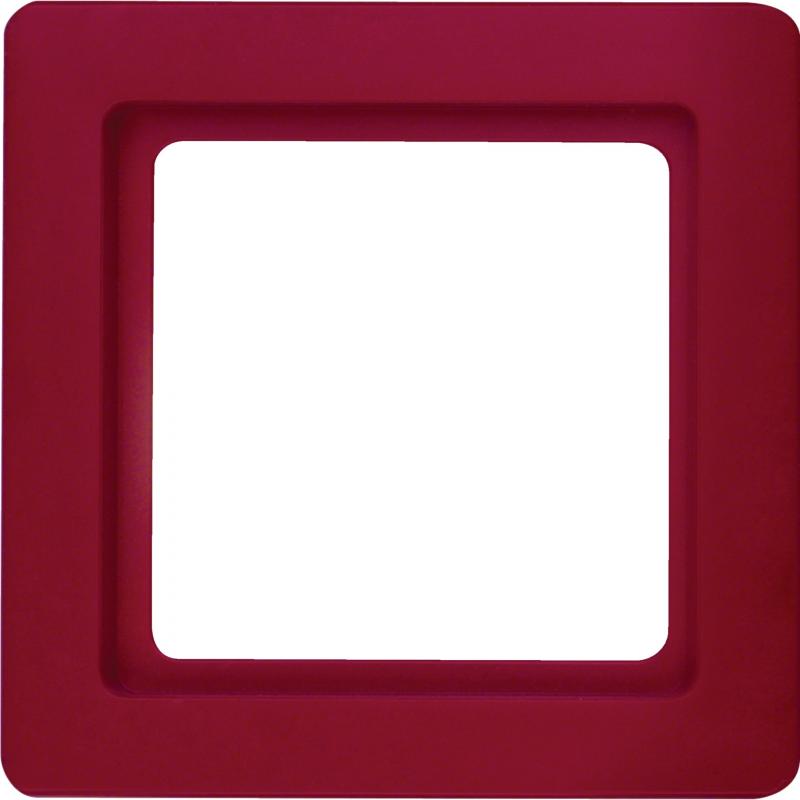 Berker 10116062 Rahmen 1fach Q.1 rot