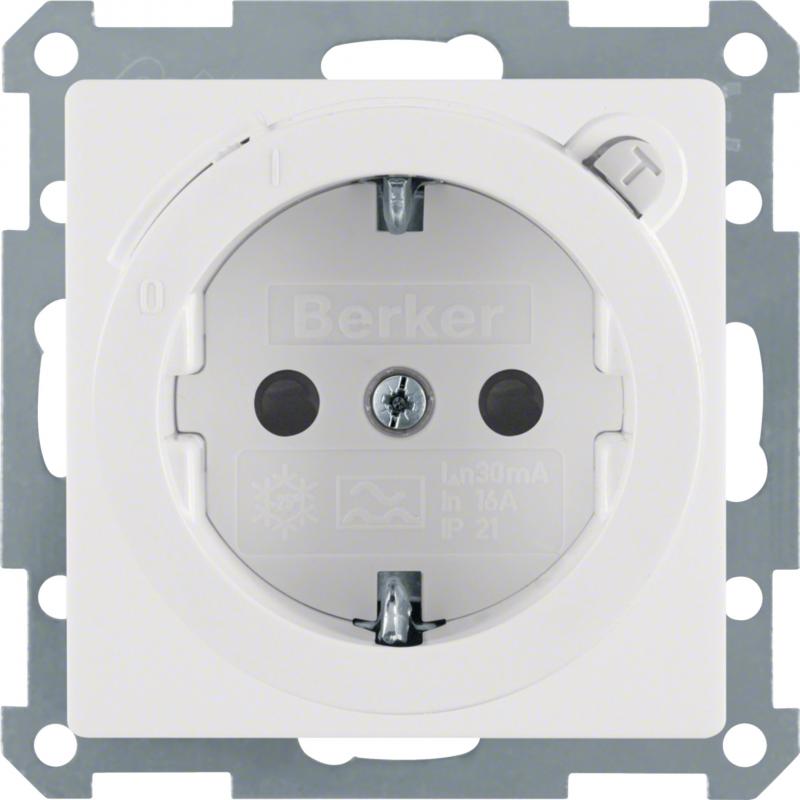 Berker 47086089 Steckdose SCHUKO m FI erh BS Q.x pw