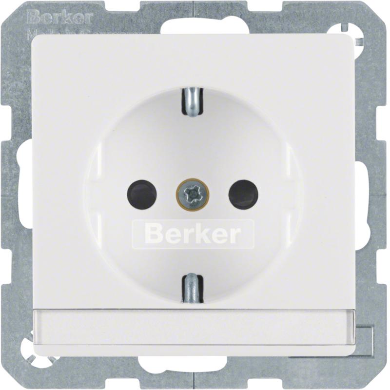 Berker 47496089 Steckdose SCHUKO m BF erh BS Q.x pw