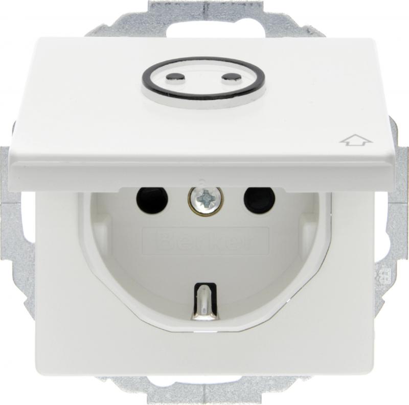 Berker 47446049 Steckdose SCHUKO KD ab-Sym BS Q.x pw sa