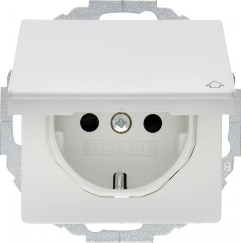 Berker 47446089 Steckdose SCHUKO m KD erh BS Q.x pw