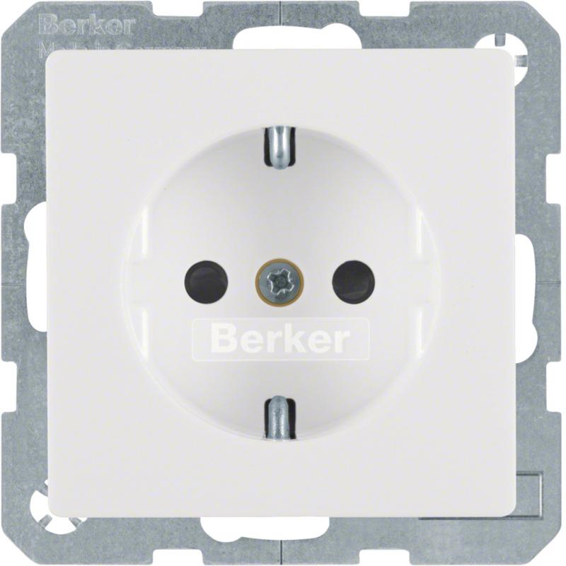 Berker 41236089 Steckdose SCHUKO erh BS Q.x pw
