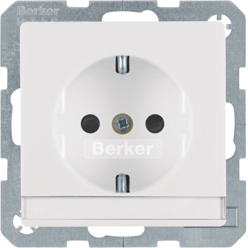 Berker 41496089 Steckdose SCHUKO BSF erh BS Q.x pw