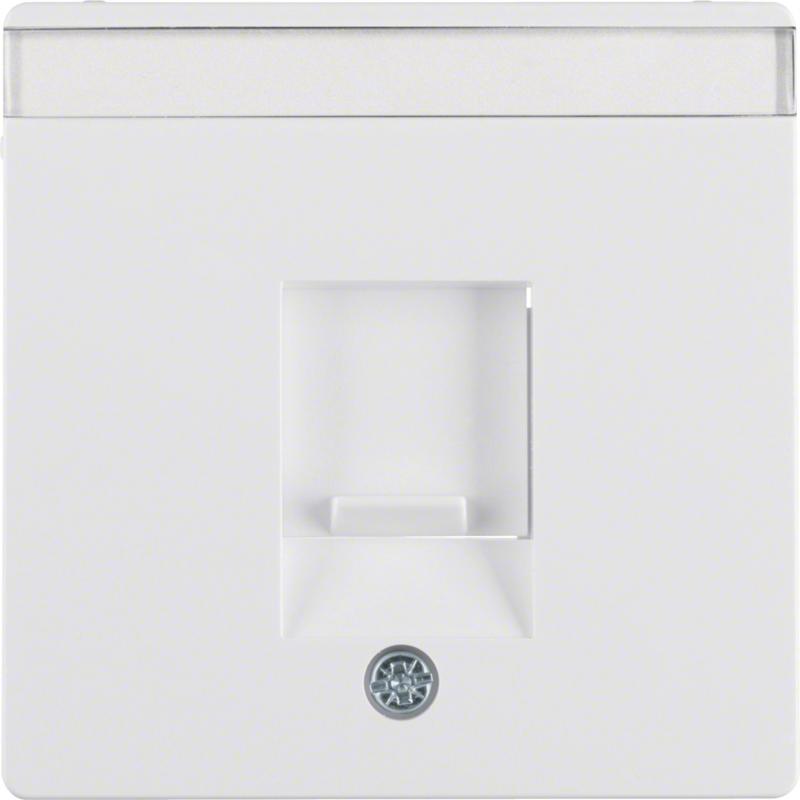 Berker 11706089 Zentralstück m Staubs u BF Q.x polarweiß
