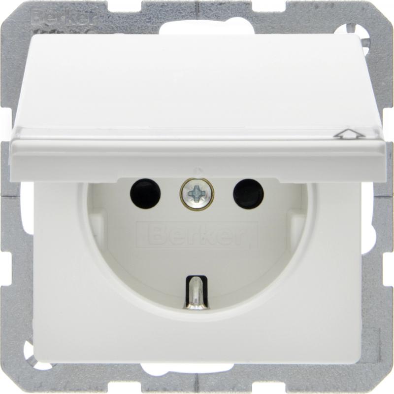 Berker 47526089 Steckdose SCHUKO m KD BF erh BS Q.x pw
