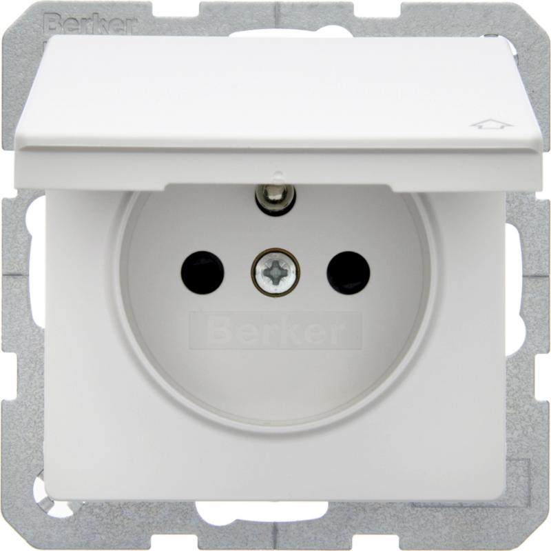 Berker 6765836089 Steckdose m SK-Stift KD Q.x pw
