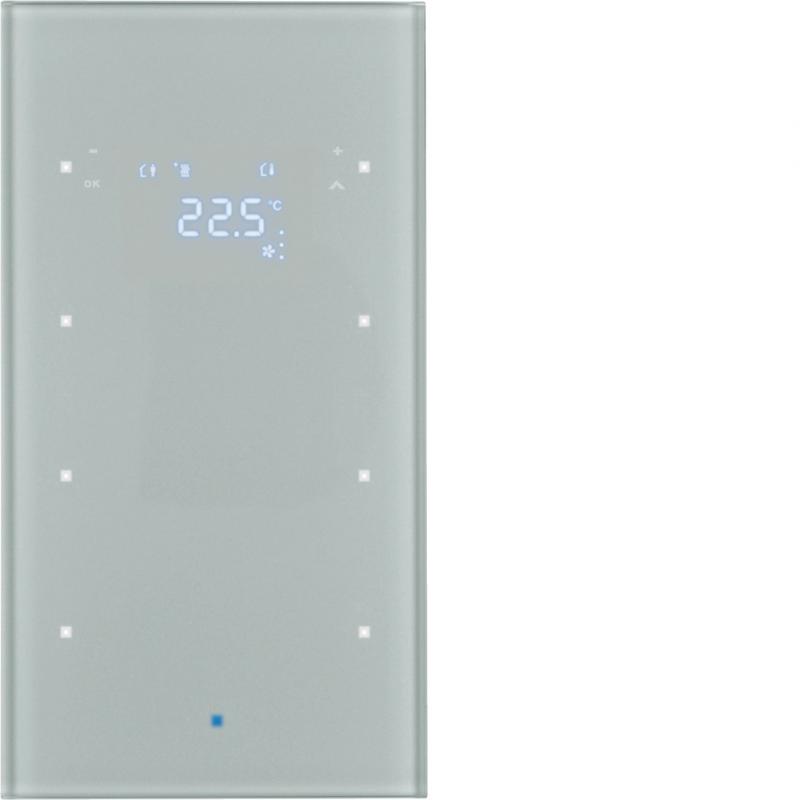 Berker 75643034 Glas-Sensor 3f m Te.reg TS alu