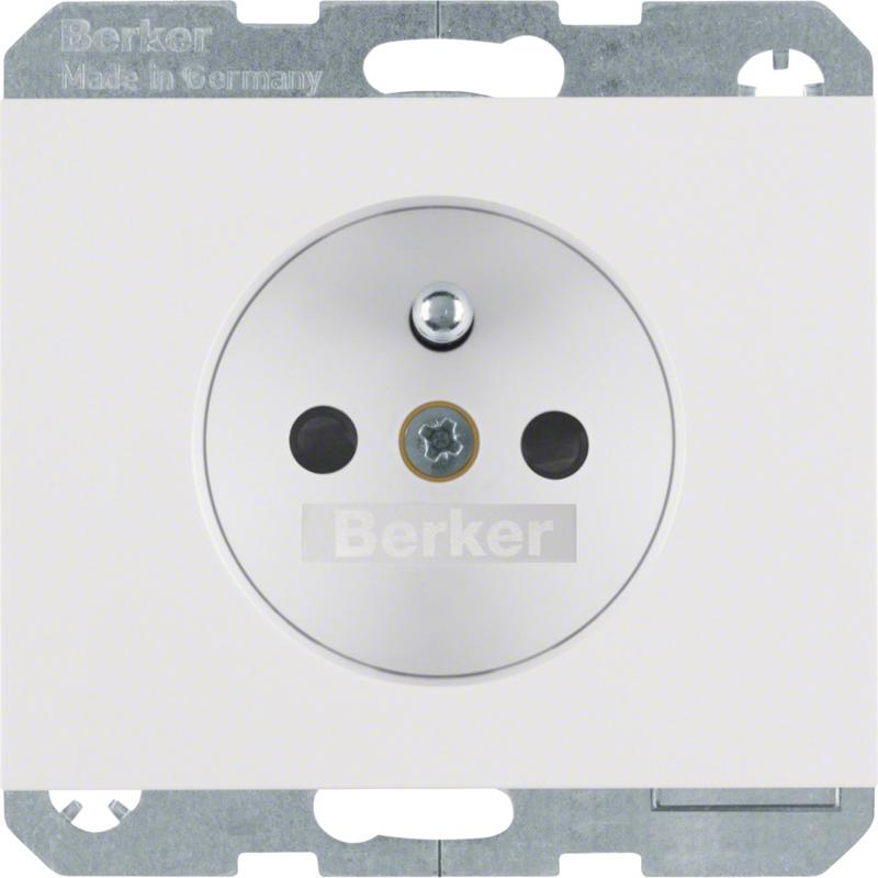 Berker 6768757009 Steckdose m SK-Stift erh. BS K.1 pw