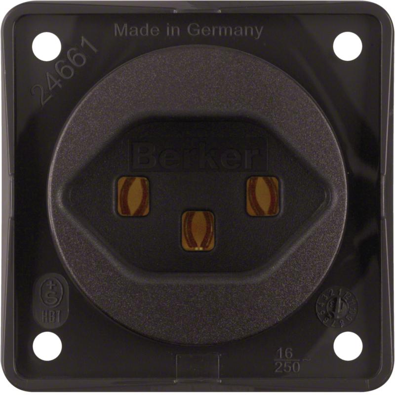 Berker 962592501 Steckdose mit SK CH Typ 23 ITG braun