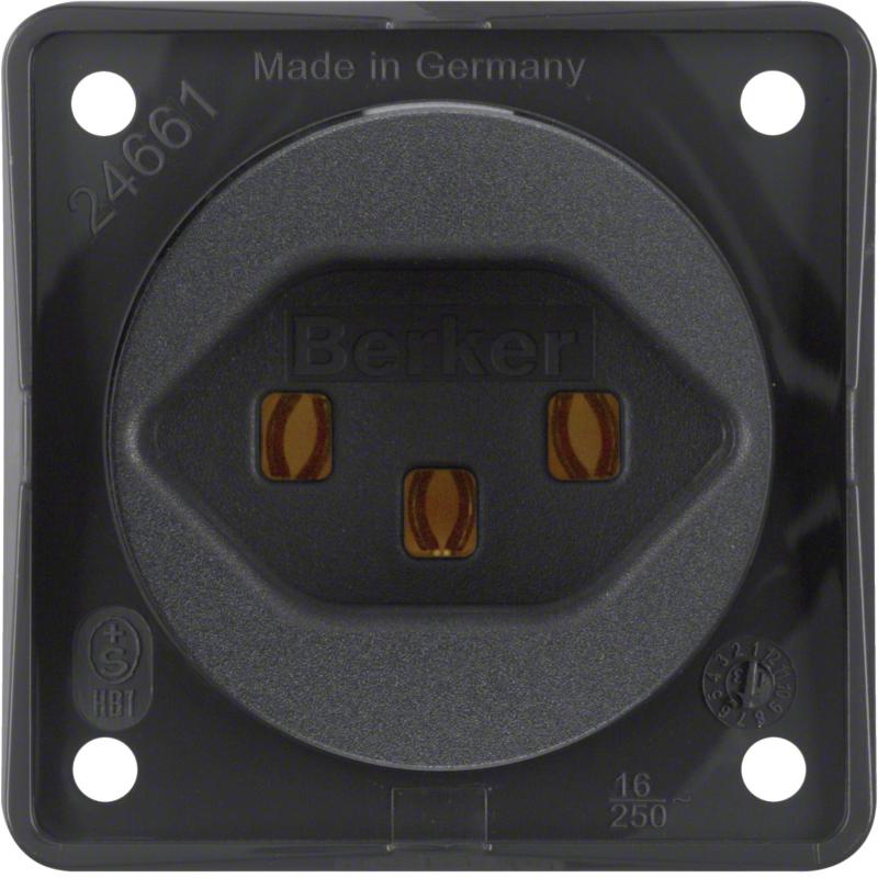 Berker 962592505 Steckdose mit SK CH Typ 23 ITG anthrazit