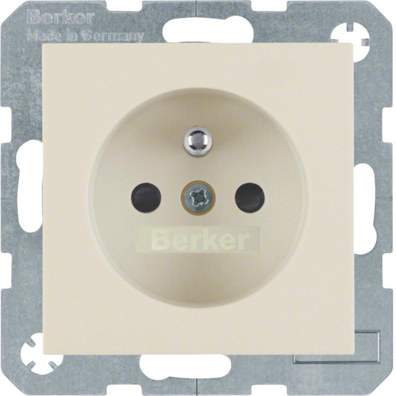 Berker 6768768982 Steckdose m SK-Stift erh BS S.1/B.x weiß