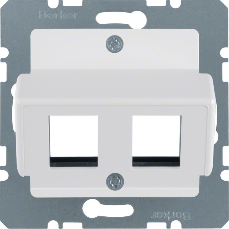 Berker 14631909 Zentralplatte f AMP Mod Jacks ZPS pw