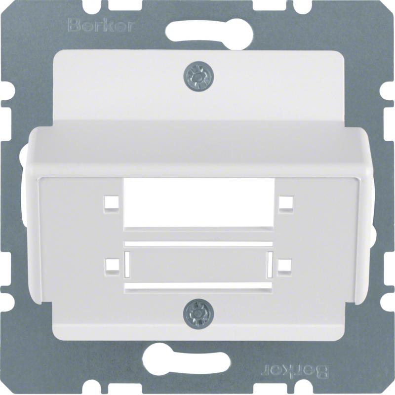 Berker 14801909 Zentralplatte f LWL Duplex Sc Zs pw
