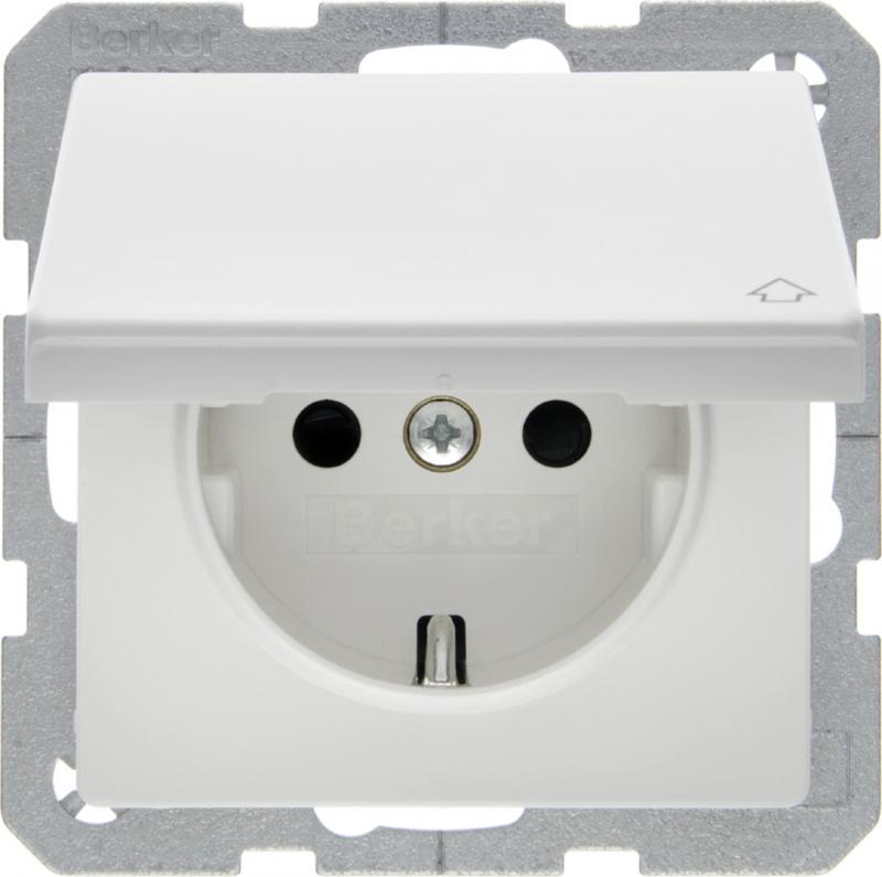 Berker 47516069 Steckdose SCHUKO m KD Q.x pw samt