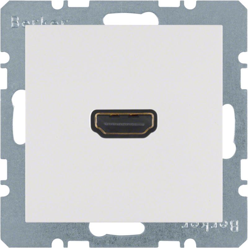 Berker 3315421909 HDMI Steckdose S.1/B.3/B.7 pw matt