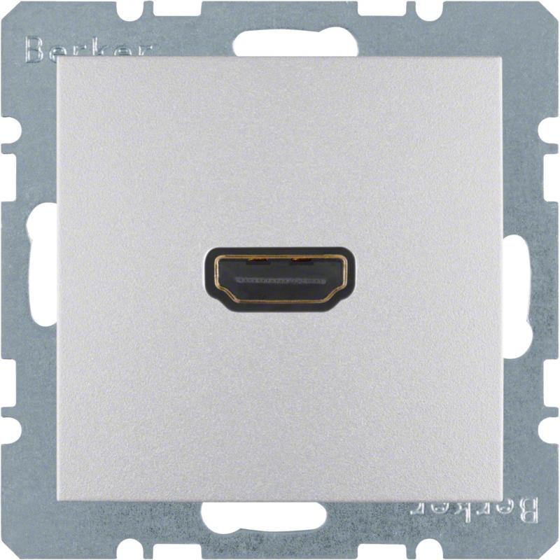 Berker 3315421404 HDMI Steckdose B.7 alu matt
