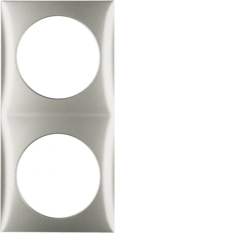 Berker 918262524 Rahmen 2fach Integro Flow edelstahl lack