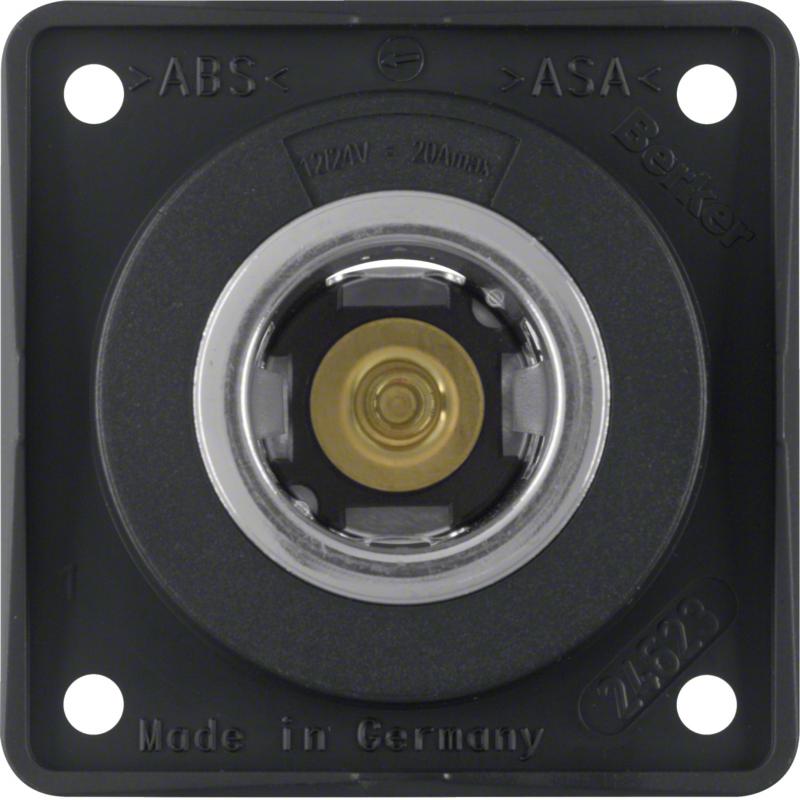 Berker 845712503 Power-Steckdose 12V Integro Einsätze sw
