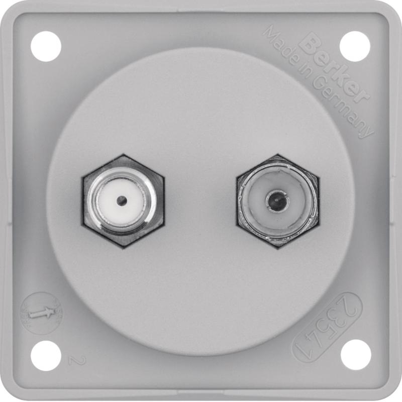 Berker 945602506 Antennen Verbinderdose Radio/SAT ITG gr