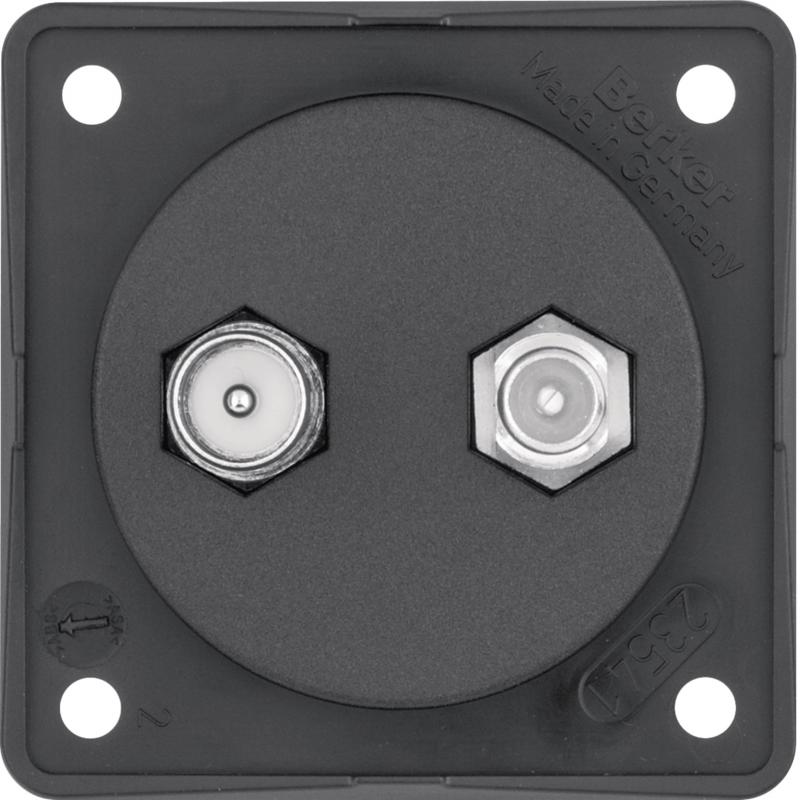 Berker 845632503 Antennen Verbinderdose TV/SAT Integro s