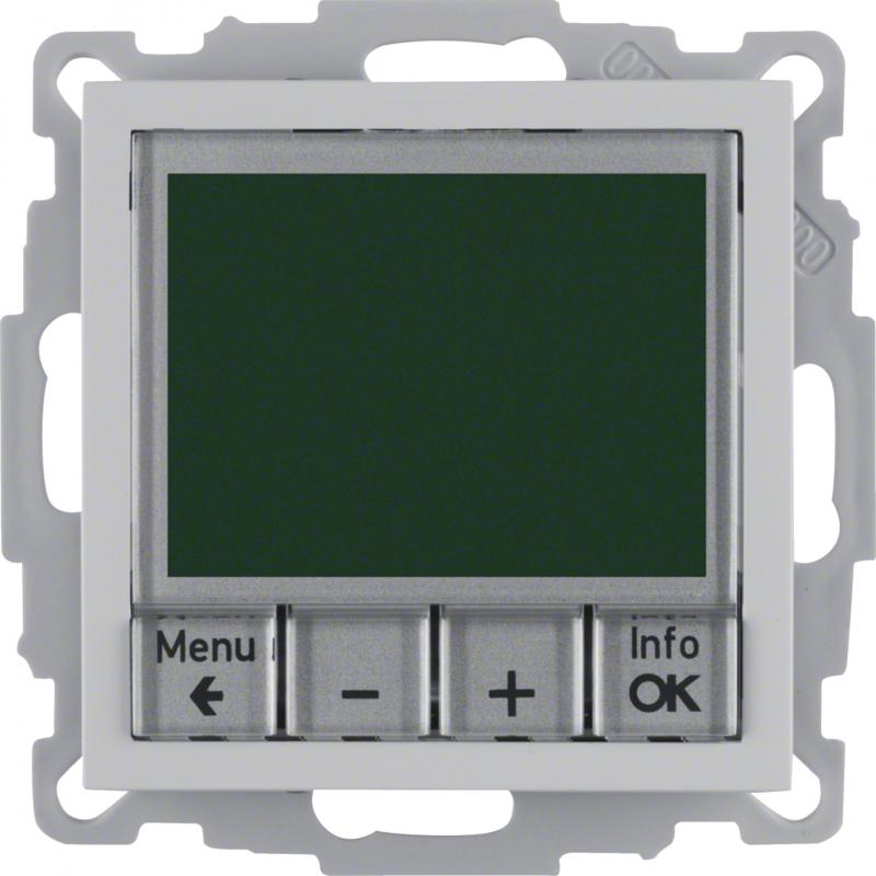 Berker 20441404 Temp.-Regler 1S m Z-St Zgs S.1/B.x alu