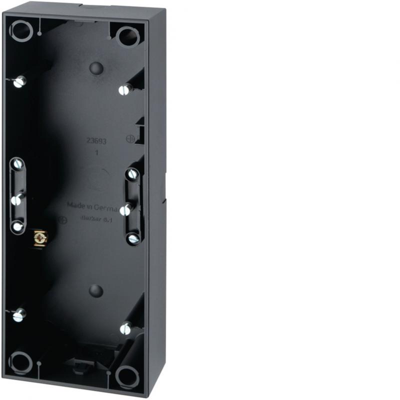 Berker 10439949 Aufputz-Gehäuse 3fach S.1 anthrazit