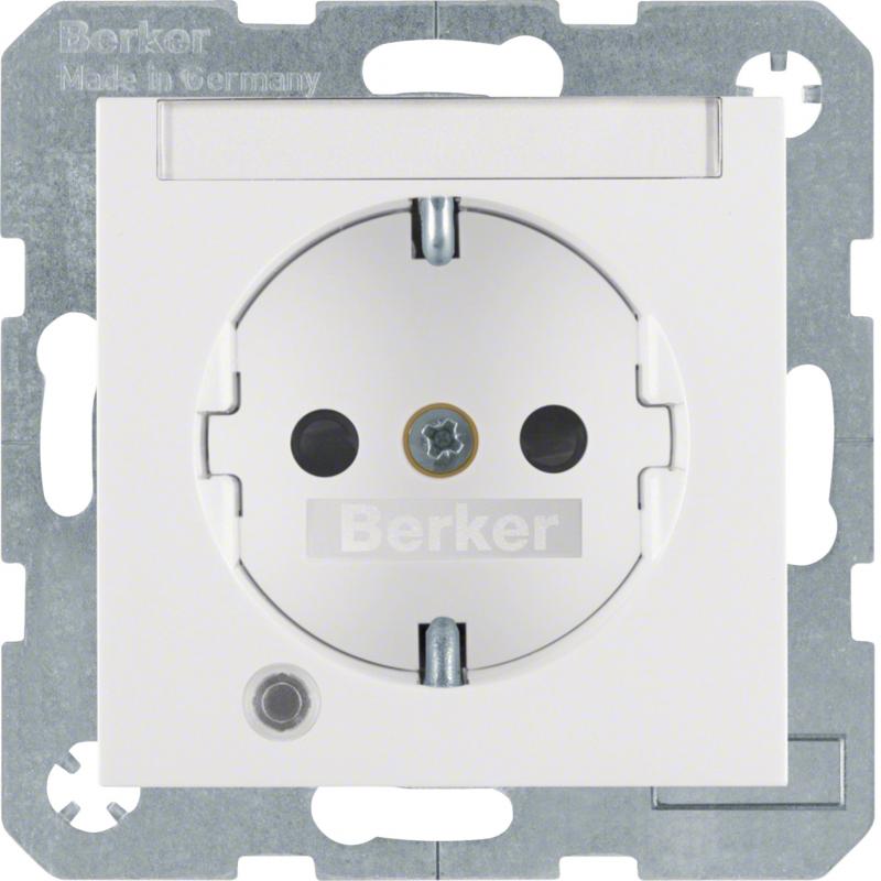 Berker 41101909 Steckdose SCHUKO LED BSF BS S1/B3/7 pw