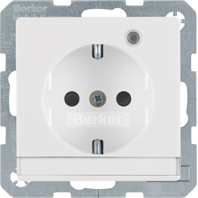 Berker 41106089 Steckdose SCHUKO LED BSF erh BS Q.x pw