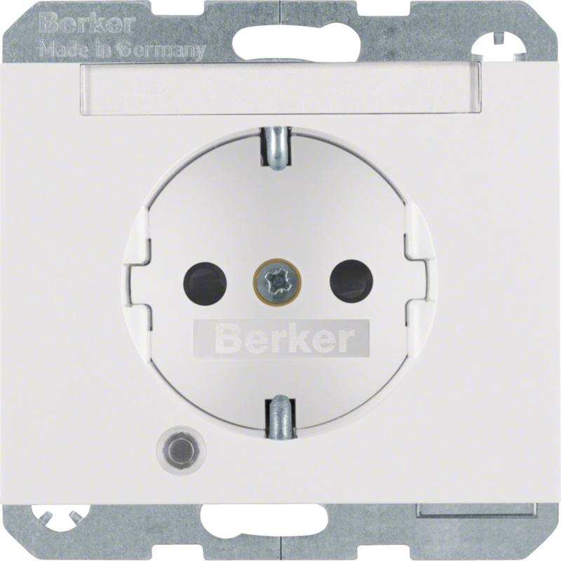 Berker 41107009 Steckdose SCHUKO LED BSF erh BS K.1 pw