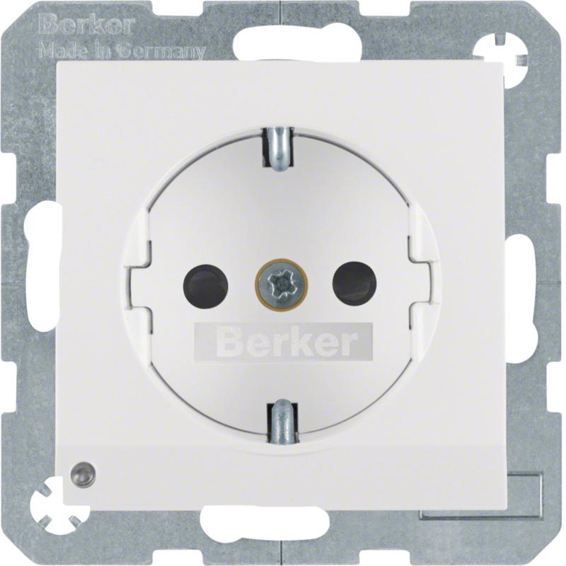 Berker 41091909 Steckdose SCHUKO m LED-OL S.1/B.3/B.7 pw