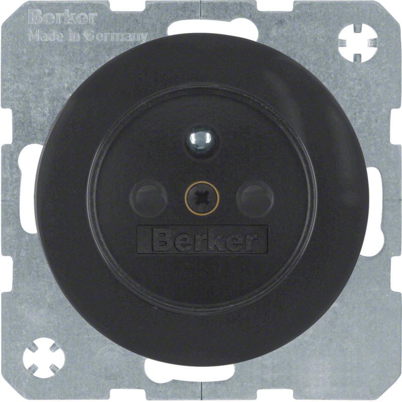 Berker 6768762045 Steckdose m SK-Stift erh. BS R.1/R.3 sw